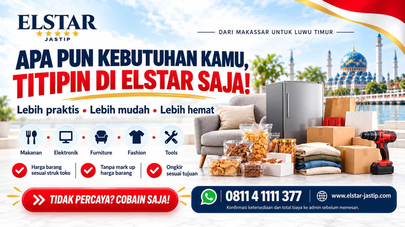 Apa Pun Kebutuhan Kamu, Titipin di Elstar Jastip Saja!