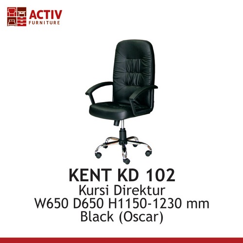 KURSI DIREKTUR-KENT KD 102 BLACK OSCAR